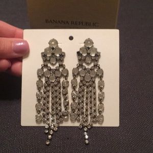 Banana Republic crystal earrings